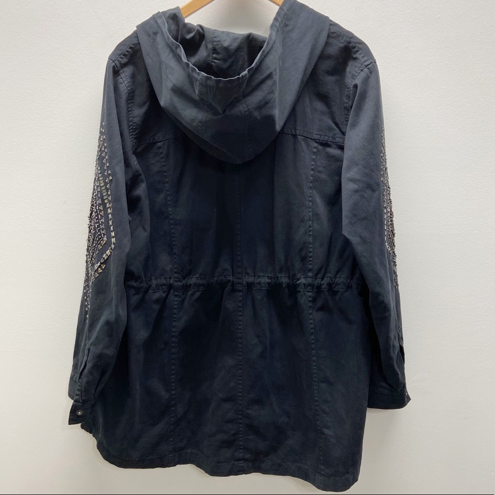DONATED Torrid Embellished Hooded Anorak Jacket - Picture 5 of 11